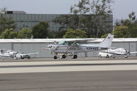 N98485 @ SMO - Landing RWY 21 - by Mel II