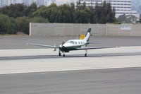 N686MA @ SMO - Departing RWY 21 - by Mel II