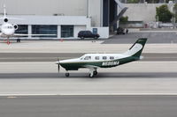 N686MA @ SMO - Departing RWY 21 - by Mel II