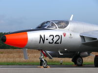 G-BWGL @ EHVK - Hawker Hunter T8C G-BWGL Dutch Hawker Hunter Foundation as Dutch Air Force N-321 - by Alex Smit