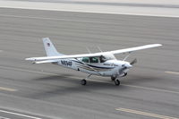 N694F @ SMO - Taxiing For Departure RWY 21 - by Mel II