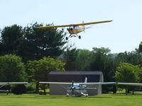 N6234H @ 2D7 - Final approach for 28 at Beach City during the Father's Day fly-in. - by Bob Simmermon