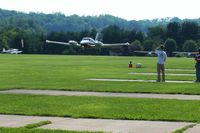 N7954Y @ 2D7 - Landing on 28 at the Beach City, Ohio Father's Day fly-in.