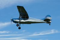 N8338A @ 2D7 - Departing Beach City, Ohio Father's Day fly-in. - by Bob Simmermon