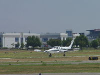 N28LV @ POC - Rolling westbound on 26L - by Helicopterfriend