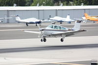 N8139R @ SMO - Landing RWY 21 - by Mel II