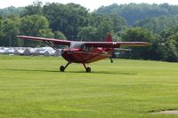 N9172K @ 2D7 - Landing on 28 at the Beach City, Ohio Father's Day fly-in.