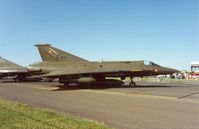 A-011 @ EGDM - Saab A-35XD Draken of Esk 729 Royal Danish Air Force at the 1992 Air Tournament Intnl at Boscombe Down. - by Peter Nicholson