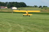 N42343 @ 2D7 - Departing 28 at the Beach City, Ohio Father's Day fly-in. - by Bob Simmermon
