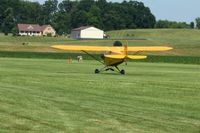 N42343 @ 2D7 - Departing 28 at the Beach City, Ohio Father's Day fly-in. - by Bob Simmermon