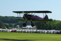 N65052 @ 2D7 - Landing on 28 at the Beach City, Ohio Father's Day fly-in.