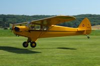 N92451 @ 2D7 - Landing on 28 at the Father's Day fly-in; Beach City, Ohio.