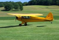 N92451 @ 2D7 - Landing on 28 at the Father's Day fly-in; Beach City, Ohio.