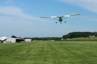 N92942 @ 2D7 - Arriving at the Father's Day fly-in; Beach City, Ohio.