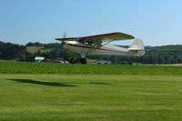 N96162 @ 2D7 - Departing 28 at the Beach City, Ohio Father's Day fly-in. - by Bob Simmermon