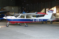 G-BBJV @ EGBS - Cessna 177RG at Shobdon on the Day of the 2009 LAA Regional Strut Fly-in - by Terry Fletcher