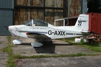 G-AXIX @ EGBS - Glos Airtourer at Shobdon on the Day of the 2009 LAA Regional Strut Fly-in - by Terry Fletcher