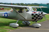 G-USAA @ EGBM - Cessna 150G in USAF livery - by Terry Fletcher