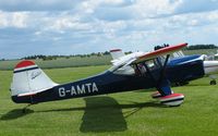 G-AMTA @ EGCL - Smartly-painted Auster