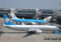 PH-BXA @ EHAM - Schiphol Airport , Retro cs - by Henk Geerlings