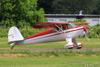 N8554Y @ 7B9 - Taxiing in at Ellington, CT - by Dave G