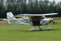 G-CEKK @ EGBS - Skyranger Swift at Shobdon on the Day of the 2009 LAA Regional Strut Fly-in - by Terry Fletcher