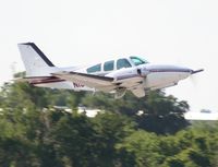 N1973 @ LAL - Beech E55 Baron - by Florida Metal
