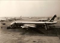 PH-DCH @ EHAM - Owner KLM; Operated by VIASA. Photographed at Schiphol around 1965. Destroyed at Schiphol 1968-06-29 by a hangar fire. - by jan bekker