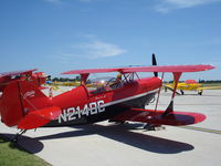 N214BC @ KADH - Pitts S-2B - by Mark Pasqualino