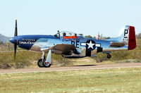 N151BW @ CGZ - Cripes A' Mighty on takeoff at the 51st Annual Cactus Fly-in, Casa Grande, AZ, March 2009
