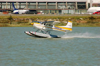C-GZSH @ YVR - take-off from Fraser River