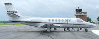 N808QS @ KDAN - 2002 Cessna 560 in Danville Va. - by Richard T Davis