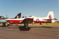 ZF205 @ EGDM - Tucano T.1 of the Central Flying School at the 1992 Air Tattoo Intnl at Boscombe Down. - by Peter Nicholson