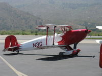 N3G @ SZP - 1985 Bucker Jungmann E3B, Lycoming AEIO-360-B 180 Hp upgrade, refueling - by Doug Robertson