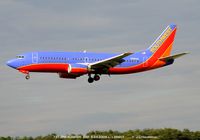 N386SW @ BWI - on final at BWI - by J.G. Handelman
