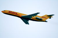 N784DH @ KLAX - DHL 727-227 KLAX Departing 25R - by Mark Kalfas