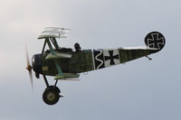 G-CDXR @ LOXZ - Fokker Dr. I