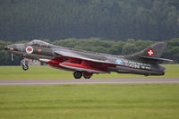 HB-RVU @ LOXZ - Air Vampires SA Hawker Hunter F58 - by Juergen Postl