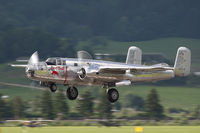N6123C @ LOXZ - Red Bull North American B-25J Mitchell
