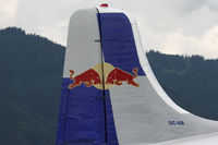 N996DM @ LOXZ - Red Bull Douglas DC-6B - by Juergen Postl