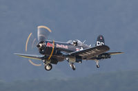 OE-EAS @ LOXZ - Red Bull Vought F4U-4 Corsair - by Juergen Postl