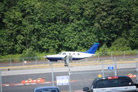 N46PA @ KBFI - LANDING AT KBFI