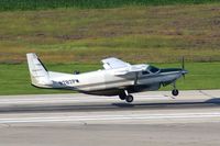 N282PM @ CID - Rotating on the take-off roll on Runway 27