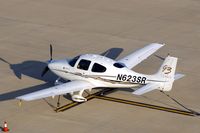 N623SR @ CID - Parked below the control tower on the Landmark ramp - by Glenn E. Chatfield