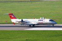 N834AY @ CID - Take-off roll Runway 27