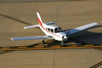 N36603 @ CID - Taxiing to Landmark FBO.