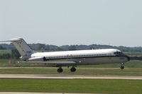 160050 @ CID - About to touch down on runway 27 - by Glenn E. Chatfield