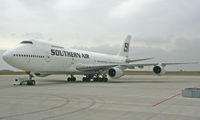 N765SA @ EBLG - old jumbo