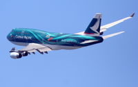 B-HOY @ KLAX - Cathay Pacific B-HOY, 747-467 Left turn at the coastline KLAX. - by Mark Kalfas