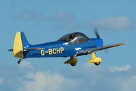 G-BCHP @ EGTH - 42. G-BCHP departing the Shuttleworth Military Pagent air Display July 09